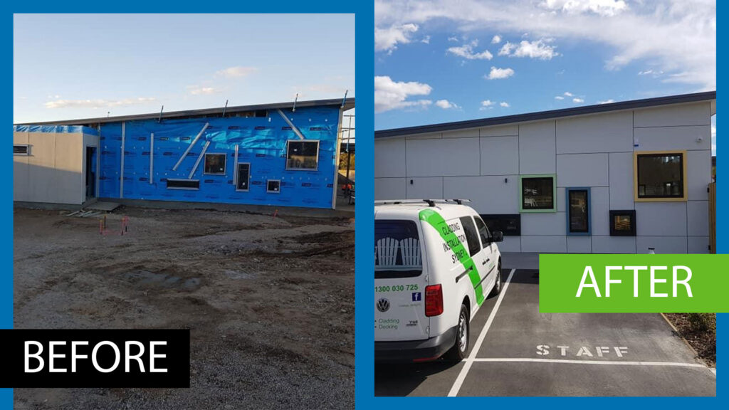 Before and after: James Hardie Matrix cladding